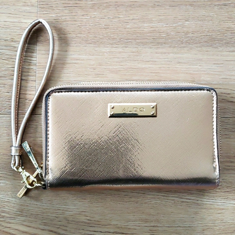 Rose Gold Wristlet By Aldo.